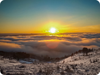 美幌峠初日の出